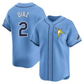 Men's Tampa Bay Rays #2 Yandy Diaz
Blue Home Elite Player Jersey