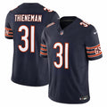 Men's Chicago Bears #31 Dillon Thieneman Navy 2026 NFL Draft Vapor F.U.S.E. Limited Jersey