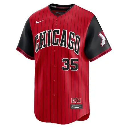 Men's Chicago White Sox #35 Frank Thomas
Red/Black 2025 City Connect Limited Retired Player Jersey