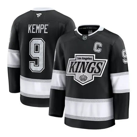 Men's Los Angeles Kings #9 Adrian Kempe Black Home Premium Jersey