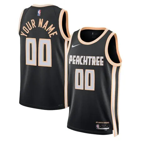 Men's Atlanta Hawks
Black 2025/26 City Edition Swingman Custom Jersey