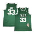 Men's Boston Celtics #33 Larry Bird Green Stitched Basketball Jersey ZSB1