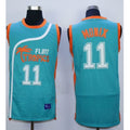Flint Tropics #11 Ed Monix Blue Semi-Pro Movie Stitched Basketball Jersey