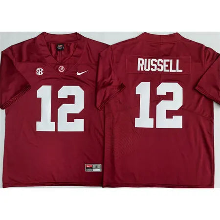 Men's Alabama Crimson Tide #12 Keelon Russell Red 2026 Vapor Limited Jersey