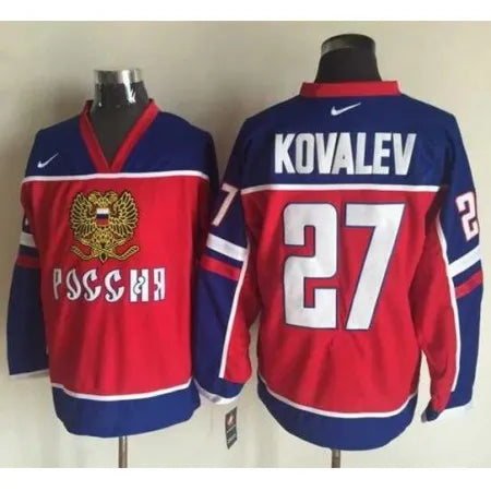 Canadiens #27 Alexei Kovalev Red/Blue
Stitched NHL Jersey