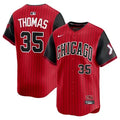 Men's Chicago White Sox #35 Frank Thomas
Red/Black 2025 City Connect Limited Retired Player Jersey