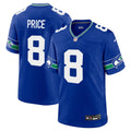 Men's Seattle Seahawks #8 Jadarian Price Royal 2026 NFL Draft Game Jersey