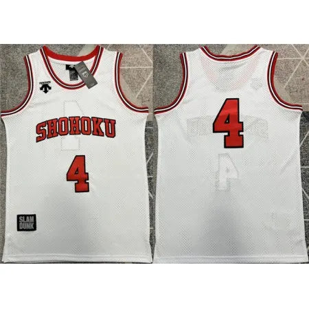 Men's Shohoku #4 Akagi Takenori
Red Stitched Basketball Jersey