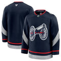 Men's Columbus Blue Jackets Blank Navy 2024-25 Stitched Hockey Premium Jersey