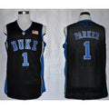 Blue Devils #1 Jabari Parker Black Basketball Stitched NCAA Jersey
