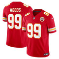Men's Kansas City Chiefs #99 Peter Woods Red 2026 NFL Draft Vapor F.U.S.E. Limited Jersey