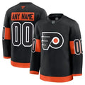 Men's Philadelphia Flyers Black Alternate Premium Custom Jersey