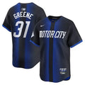 Men's Detroit Tigers #31 Riley Greene
Navy 2024 City Connect Limited Jersey