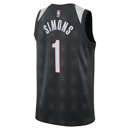 Unisex Portland Trail Blazers Anfernee Simons
Black 2024/25 Swingman Player Jersey - City Edition