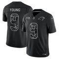Men's Carolina Panthers #9 Bryce Young Nike Black 2026 Salute to Service Vapor F.U.S.E. Limited Jersey