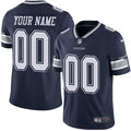 Men's Dallas Cowboys Customized Navy Blue Team Color Vapor Untouchable NFL Stitched Limited Jersey