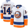 Men's New York Islanders #14 Bo Horvat White Away Premium Jersey