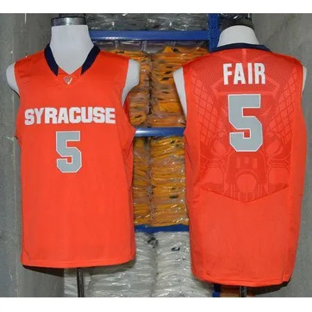 Orange #5 C.J. Fair Orange Basketball Stitched NCAA Jersey