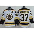 Bruins #37 Patrice Bergeron White Stitched NHL Jersey