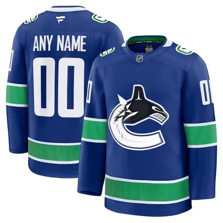 Men's Vancouver Canucks
Blue Home Premium Custom Jersey