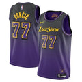 Unisex Los Angeles Lakers #77 Luka Doncic
Purple Swingman City Edition Jersey