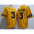 Men's Iowa Hawkeyes #3 Cooper DeJean Yellow Stitched Jersey