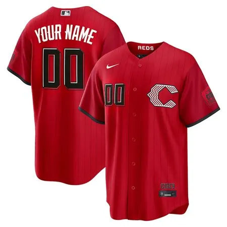 Men's Cincinnati Reds Red 2026 City Connect Vapor Premier Limite Stitched Custom Jersey