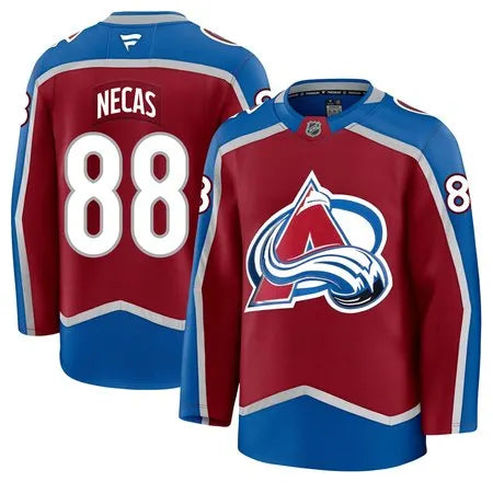 Men's Colorado Avalanche #20 Ross Colton Burgundy Home Premium Jersey