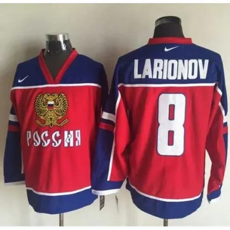 Canucks #8 Igor Larionov Red/Blue
Stitched NHL Jersey